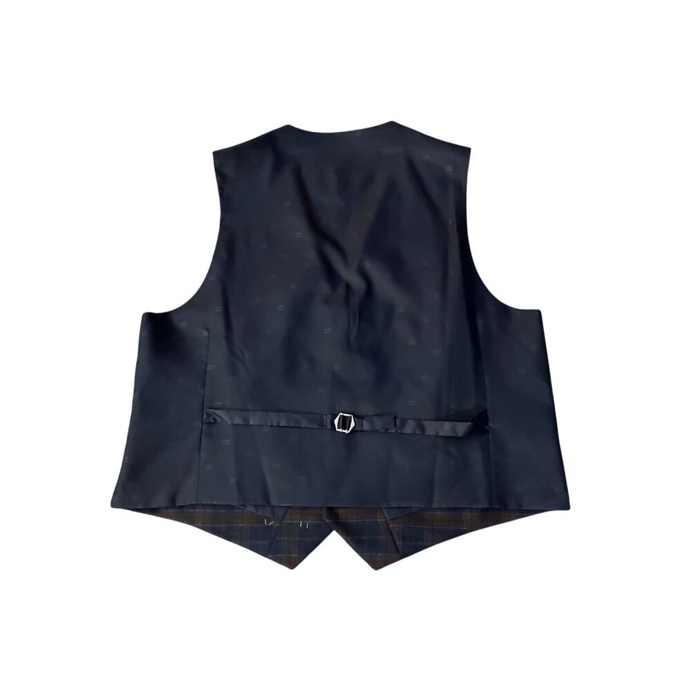 Tommy Hilfiger Hayes Vest Men XL NEW Navy/Burgundy *One Small Spot on Back - Picture 4 of 16
